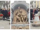 Цветя и венци пред ПАРАКЛИС НА ГЕРОИТЕ ОТ ПЛЕВЕН  в Москва +СНИМКИ+ВИДЕО