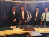 Кирил Добрев и Атанас Зафиров обсъждат антикорупционни мерки с румънски парламентаристи