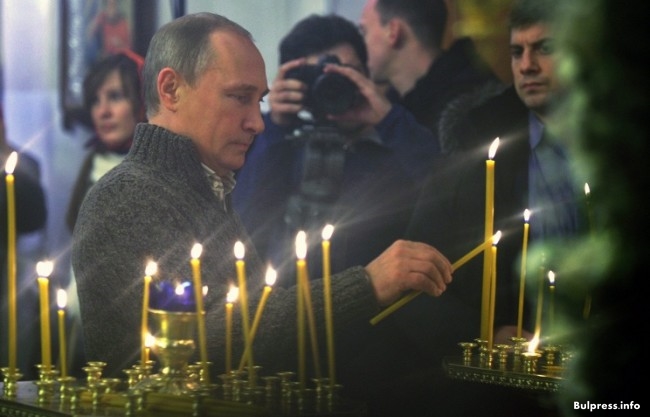 Путин поздрави православните християни по случай Рождество Христово