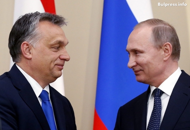 Путин пристигна в Унгария за среща с Орбан